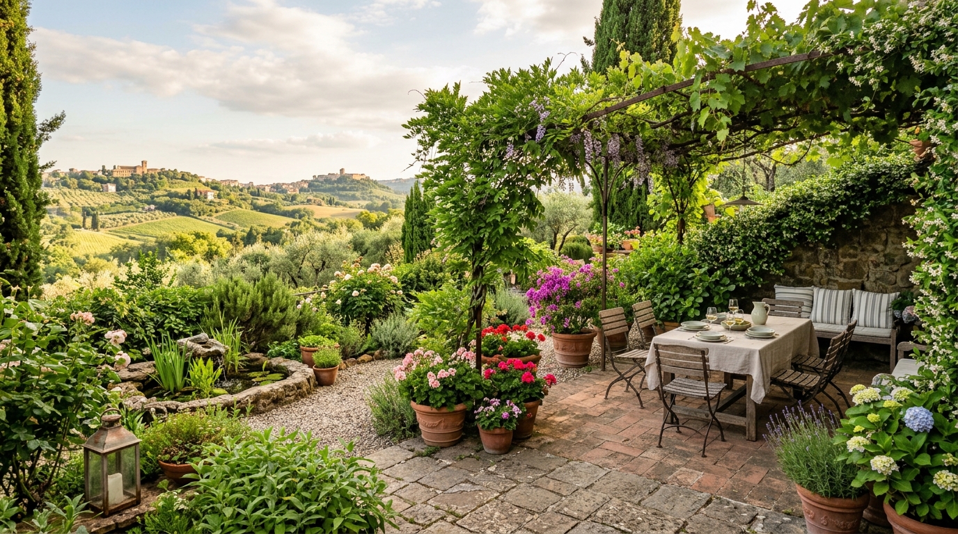 Come creare un giardino fresco in estate: idee di garden design per vivere gli spazi verdi nei Castelli Romani